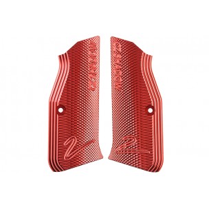 KJ Works Shadow 2 Aluminum Grip Panel - Red