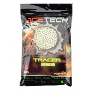 Acetech 0.20g x 5000 Tracer Green Airsoft bbs