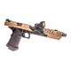 GBB GAZ HI-CAPA TITAN 7 NOIR / TAN 1,0J + POINT ROUGE BDS