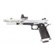 GBB GAS HI-CAPA TITAN 7 BLACK/CHROME 1,0J + BDS RED-DOT