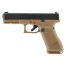 GLOCK 17 Gen5 Gaz Blowback (Black Slide/Coyote Body)