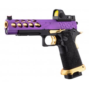 Stryk Hi-Capa 5.1 Violet et Or Lancer Tactical avec RMR