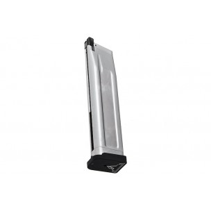 EMG TTI 2011 Combat Master 'Alpha' Green Gas Magazine (40rounds, Silver, by AW Custom)