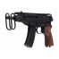 KSC Vz61 Walnut Grip Custom HW Gas Airsoft SMG (System 7 Japan Version)