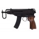 KSC Vz61 Walnut Grip Custom HW Gas Airsoft SMG (System 7 Japan Version)