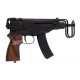 KSC Vz61 Walnut Grip Custom HW Gas Airsoft SMG (System 7 Japan Version)