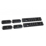 HEPHAESTUS CNC Aluminum Rail Sections (9 slots / 2 pcs) for VFC PPSh-41 GBB