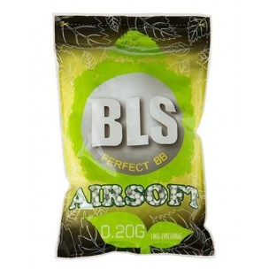 BLS BIO Airsoft Pellets 0.20g, 5000 BBs (Bag) - White