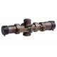 Angry Gun X Toxicant RZ HD3 1-10 x 24 FFP Scope w/ AG AUS style Scope Mount+ ACRO P1/P2 Mount - FDE