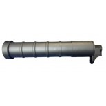 Lambda Defence SR2M CNC Aluminum Suppressor, Segmented (14mm CCW) - Black