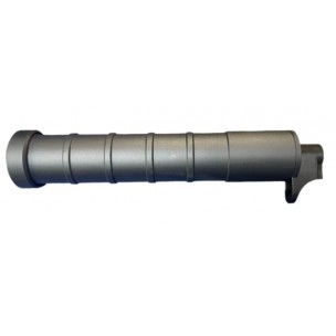 Lambda Defence SR2M CNC Aluminum Suppressor, Segmented (14mm CCW) - Black