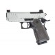EMG Staccato Licensed CS Compact 2011 GBB Airsoft Pistol (Model: Master Grip / Standard / Green Gas) - WH