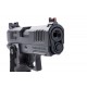 EMG Staccato Licensed CS Compact 2011 GBB Airsoft Pistol (Model: Master Grip / Standard / Green Gas) - BK